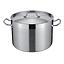 Kitchen Soup Pot (04)S/S pot w/composite bottom 400*260*1.0