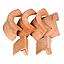 Billiard table cowhide hole (cattle skin) (set of 6)