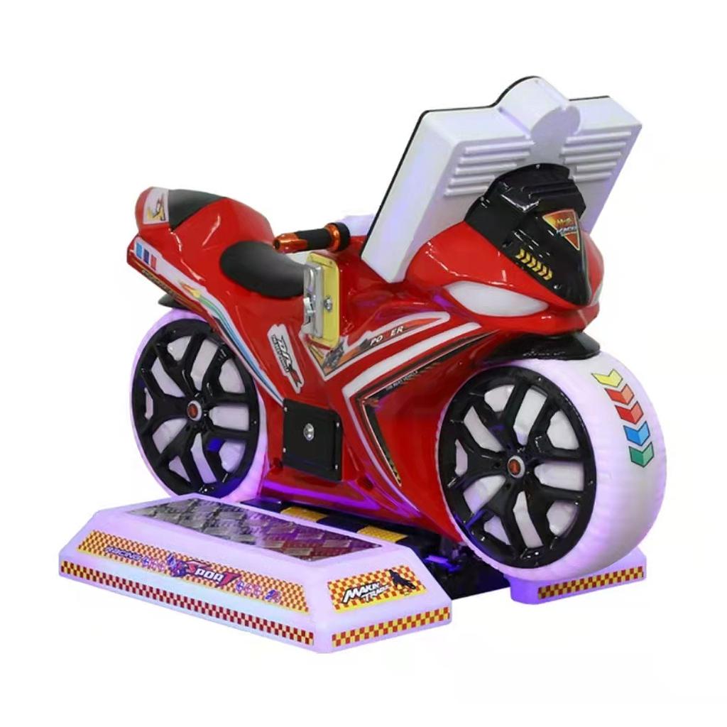 Children's game console - children's motorcycle - RED