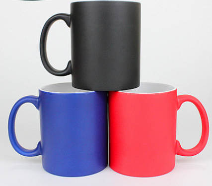 Magic Ceramic Mug,Matt,Blue