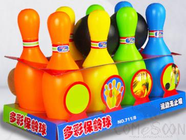 Foam mini bowling set, Size:30*14*20cm
8 bottles + 2 balls in one set