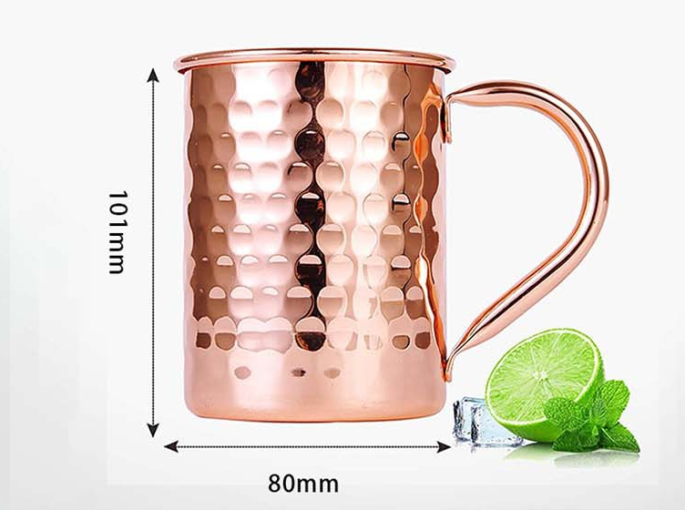 Moscow mule cups,D 80*H 101mm,400ml