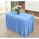 Table Skirting(180*45+75cm)-Sky blue