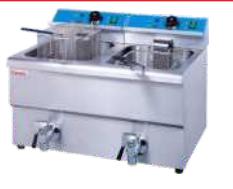 Electric 2-Tank fryer 580×485×410mm
