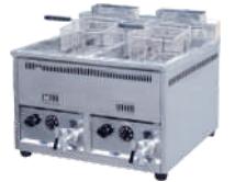 Electric 2-Tank fryer 616×610×(500+32)mm
