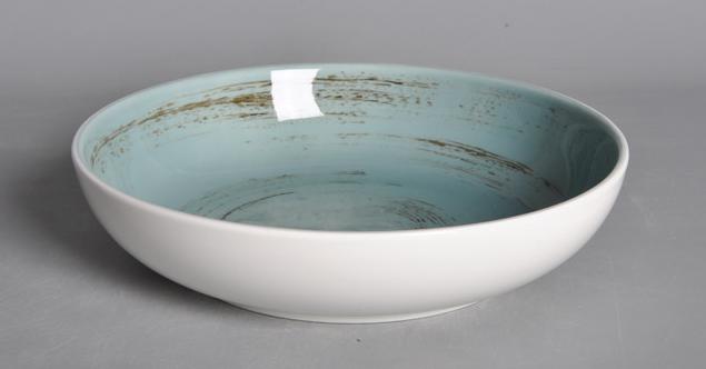 Memory Series Light Blue Round Bowl 8&quot;