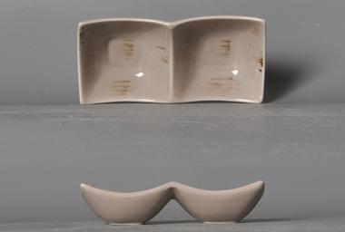 Memory Series Grey Brown Sauce Dish 6&quot;