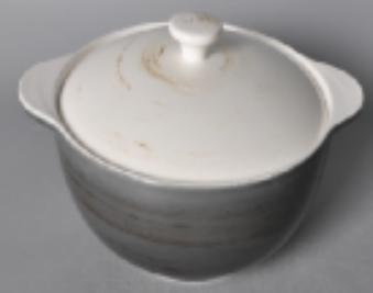 Memory Series Dark Blue Grey Soup Pot 12&quot;