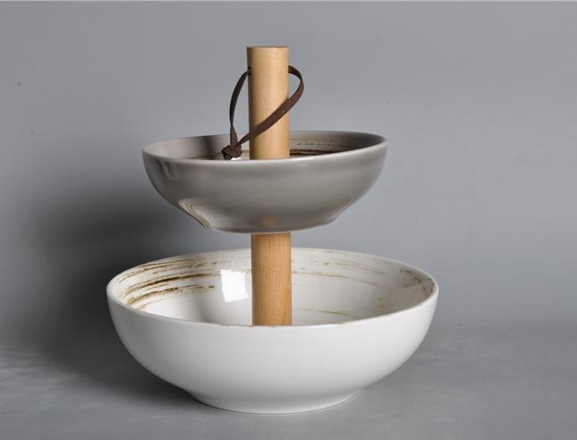 Memory Series-Two Layers Round Bowl 8&quot;