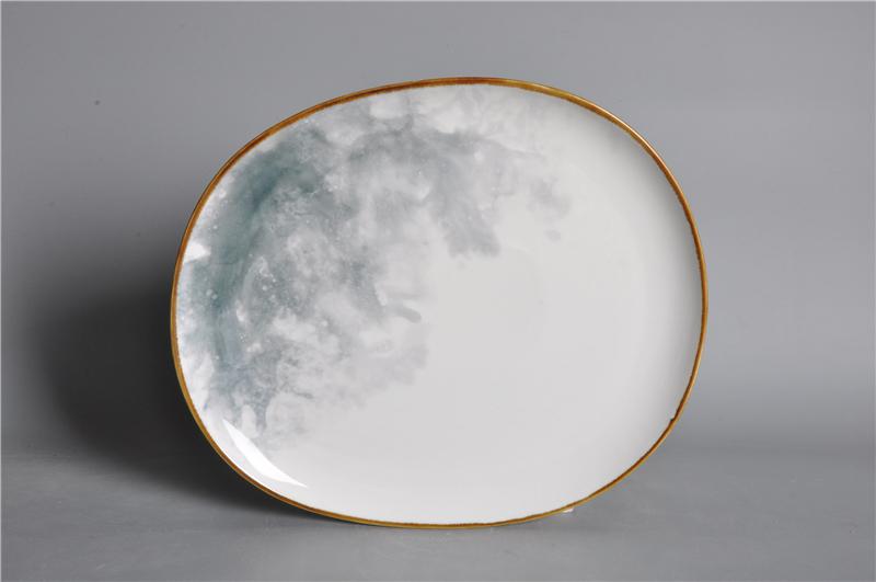 Seabed Series-Plate 12&quot;  Blue