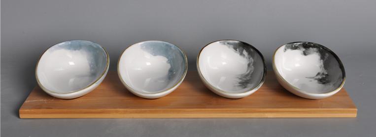 Seabed Series-Sauce Dish Set Four Bowl