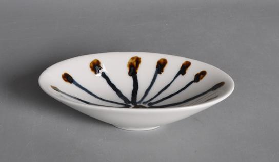Wave Series Blue Line Sauce Dish 5.5&quot; Mini Dish