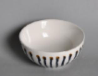 Wave Series Blue Line Bowl 4&quot;
