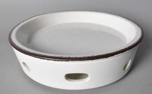 Moss Series Brown Color Rim Furnace Set 11.5&quot;