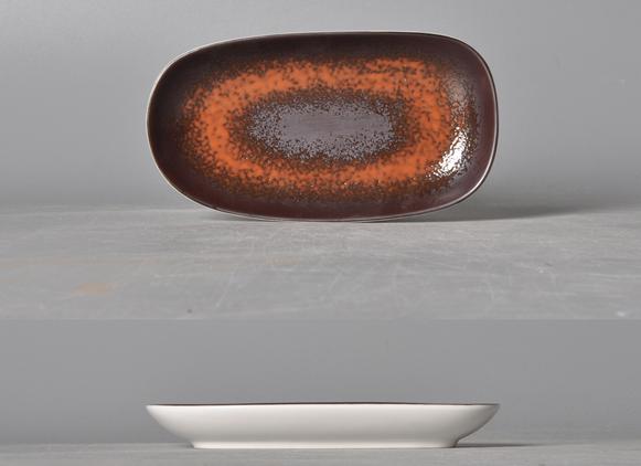 Brown Rust Series Towel Dish 7&quot; Butter Plate