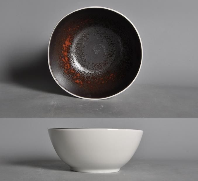 Brown Rust Series Round Bowl 6.5&quot; Salad Bowl