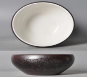 Brown Rust Series Round Bowl 7.25&quot; Salad