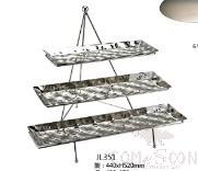 JJL Series-3 Layers Shelf stand 440*H520mm plate 450*H170/550*H170/650*170mm
