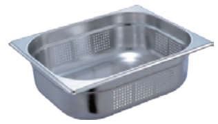 GN1/1*8.0 Euro style-Closely Perforated S/S Gastronom Pan