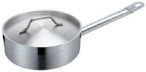 Sauce Pot (04)low body pot w/compound bottom 180*65 Milk Pot Single Handle