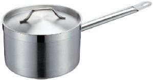 Sauce Pot (04)high body pot w/compound bottom 240*140 Milk Pot Single Handle