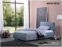 Bed ,soft bed,single bed,fabric bed,