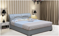 Leather bed