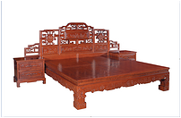 Lu Carpenter Solid wood imitation classical combination bed