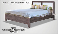 BED FOR BEDROOM FURNTURE-P2775