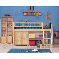 Star cable small high-rise bed, multi-functional bed
