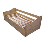 Multifunctional solid wood children's bed