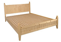 1.5M solid wood bed
