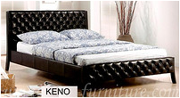 Leather bed