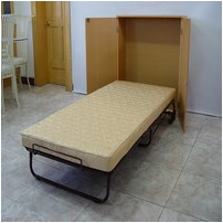 Wardrobe storage bed