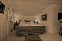 Solid wood bed set