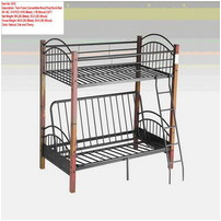 Steel frame bed (double layer)