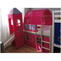 Slide half height bed