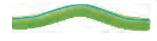 Bending Pipe For Cold Water Supply, Pn1.6Mpa-Green DN25