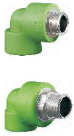 Male Thread Elbow-Green DN50X11/2&quot;