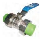 Ture Union Ball Valve (Socket Style Ii)-Green DN32