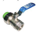Female Thread Union Ball Valve Ii-Green DN20×1/2&quot;