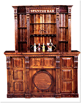 Antique bar wine cabinet