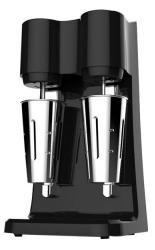 Milk Shake Machine Aluminum+die casting base 0.9L*2
Stepless speed regulation switch 340*180*530mm