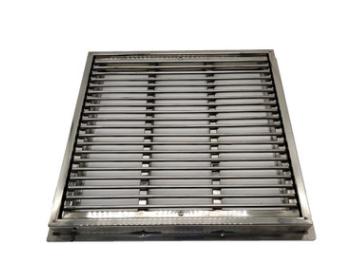 Stainless Steel Square Main Drainer - 32*32*3cm - Stainless steel