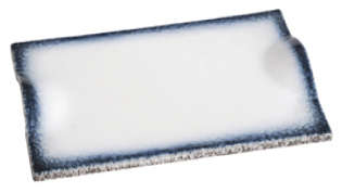 MG-E485 Blue Edge Japanese Series-Plate 15.5&quot;