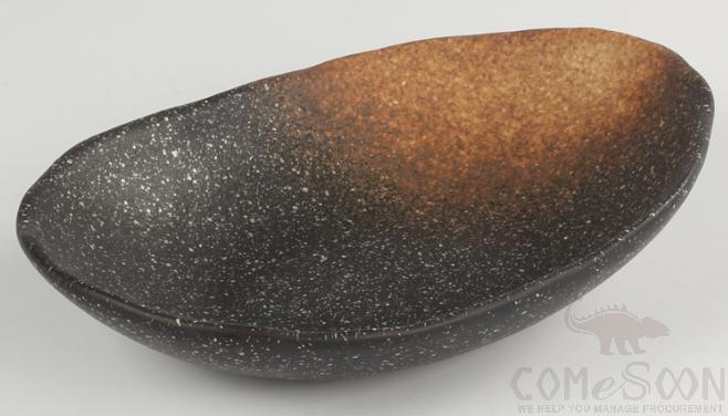 MG-E586 Brown Series-Plate 10&quot;*18.5*H5.5cm