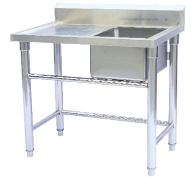 Single Sink Worktable 1500*760*800+150mm