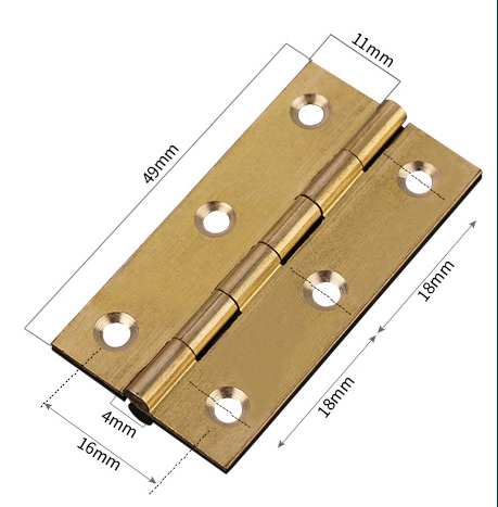 Hinge of 2&quot; (pair)