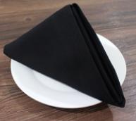 Cloth Napkins- cotton,Black,30*30cm