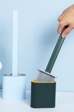 Toilet brush with cover